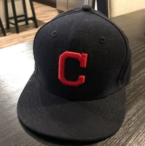 Boys Fitted Cleveland Indians Hat Size 6 1/2